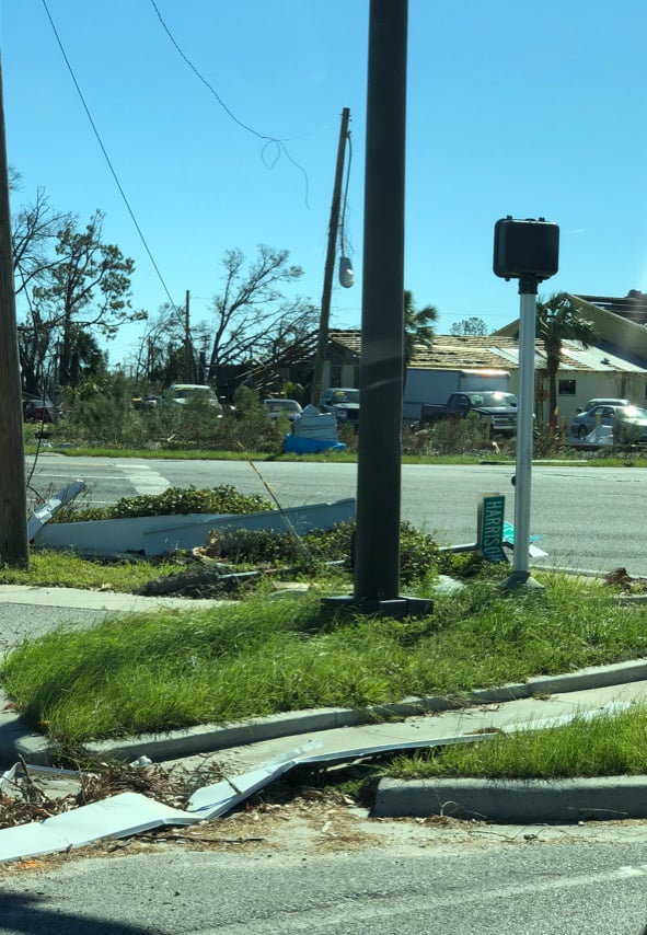 Some of the damage after Hurricane Michael